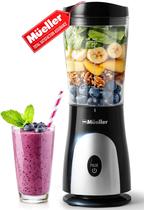 Liquidificador de batidos Mueller Smoothies Shakes 450 ml 4 lâminas pretas Liquidificador de batidos Mueller Smoothies Shakes 450 ml 4 lâminas pretas