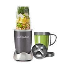 Liquidificador de batidos NutriBullet Magic Bullet 600W 8 peças cinza