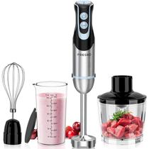 Liquidificador de imersão FRESKO 4 em 1 portátil de 500 W com 12 velocidades