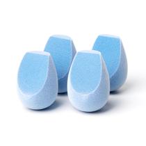 Liquidificador de maquiagem JUNO & Co. Esponja de veludo de microfibra x4