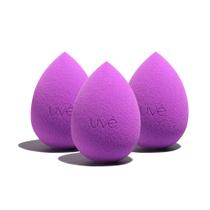 Liquidificador de maquiagem UVé Beauty Essentials, pacote com 3 unidades, violeta Liquidificador de maquiagem UVé Beauty Essentials, pacote com 3 unidades, violeta