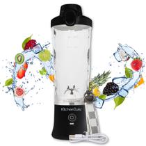 Liquidificador de viagem Kitchen Guru Elite Recarregável 240 W 600 mL Liquidificador de viagem Kitchen Guru Elite Recarregável 240 W 600 mL