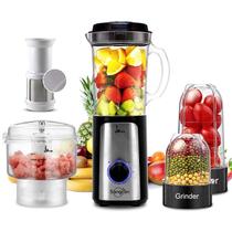Liquidificador e processador de alimentos Combo Sangcon 5 em 1 350W Liquidificador e processador de alimentos Combo Sangcon 5 em 1 350W
