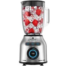 Liquidificador Electrobras Cristal Prime EBL-10 1.200 Watts 8 Velocidades + Pulsar 220V ~ 50/60 HZ - Preto/Prata Liquidificador Electrobras Cristal Prime EBL-10 1.200 Watts 8 Velocidades + Pulsar 220V ~ 50/60 HZ - Preto/Prata