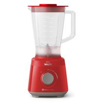 Liquidificador Elétrico 1,5 Litros Linha Daily Philips Walita 550W RI2110 Vermelho 110v