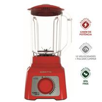 Liquidificador Eletrico Turbo Aliq06n 01 Agratto 15 Velocidades 3,2 Litros 220V