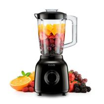 Liquidificador Elgin Turbo Mix 650w 1,6 Litros Preto 110v Liquidificador Elgin Turbo Mix 650w 1,6 Litros Preto 110v