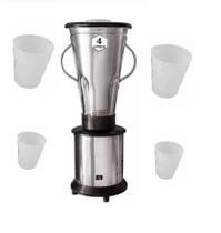Liquidificador Industrial 4 Litros Alta Rotação 110V/127V + 2 Copo 1,5l + 2 Copo 1,25l