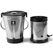Liquidificador industrial baixa rotação 6l inox - duralínea