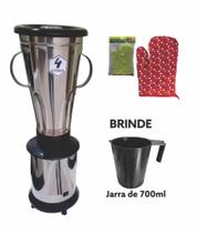 Liquidificador Industrial Potente 2 Litros Alta Rotação JL Colombo 220v + Luva + jarra