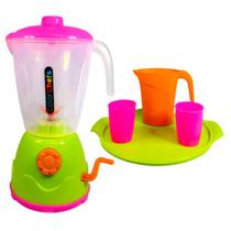Liquidificador Infantil com Copos e Jarra Kit 5 Peças Usual - Usual Brinquedos