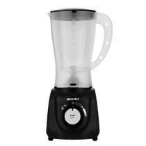 Liquidificador Mallory Fast Mix - 2 Velocidades, Pulsar, Autolimpeza, Jarra 2,1L, Faca Inox, Alça Ergonômica - Preto
