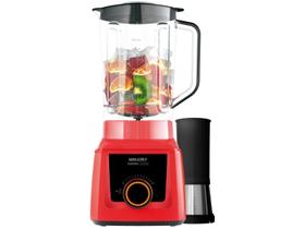 Liquidificador Mallory Taurus Vermelho 12 velocidades 1300W Liquidificador Mallory Taurus Vermelho 12 velocidades 1300W