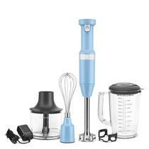 Liquidificador Manual KitchenAid Sem Fio - Velocidade Variável - Azul Liquidificador Manual KitchenAid Sem Fio - Velocidade Variável - Azul
