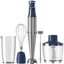 Liquidificador Mergulhador Turelar 1100W 5 em 1 com Fio Azul Marinho Liquidificador Mergulhador Turelar 1100W 5 em 1 com Fio Azul Marinho