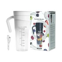 Liquidificador Mini Portátil Recarregável Com 6 Lâminas Afiadas, Multifuncional, Para Sucos E Liquidificador Mini Portátil Recarregável Com 6 Lâminas Afiadas, Multifuncional, Para Sucos E