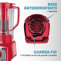 Liquidificador Mondial L-1000 Ri Turbo Inox Red 1000W