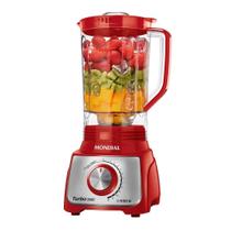 Liquidificador Mondial L-1100RI 3L, 12 Velocidades+Pulsar, 1100W, Vermelho/Inox