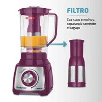 Liquidificador Mondial Portatil L1200W Turbo 3L 220V