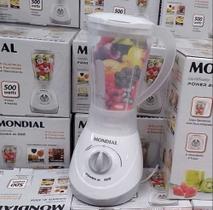 Liquidificador Mondial Power NL-26 Branco/Cinza 350W de Potência 2 Velocidades 1,5L