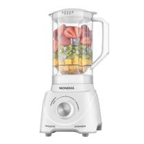 Liquidificador Mondial Pratic Power 2,2L 2 Velocidades + Pulsar 550W Branco 220V - L-97-W