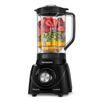 Liquidificador Mondial Pratic Turbo L98B Preto 220V Liquidificador Mondial Pratic Turbo L98B Preto 220V