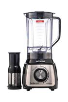 Liquidificador Mondial Turbo Inox L-1200-Bi Preto - 127V