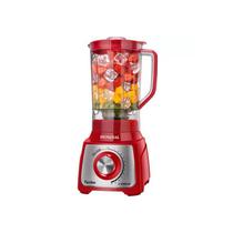 Liquidificador Mondial Turbo Inox L 1200 Ri 1200W 3L 220V Vermelho