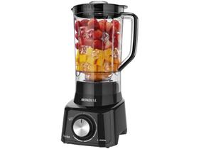 Liquidificador Mondial Turbo L-900 FB Copo 2,7L - Preto Com Filtro 05 Velocidades 900W