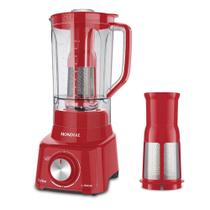 Liquidificador Mondial Turbo L900 5 Velocidades Pulsar Filtro 900W - Vermelho