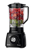Liquidificador Mondial Turbo Power L-99 FB Preto com 3 Velocidades - 550W - 110V
