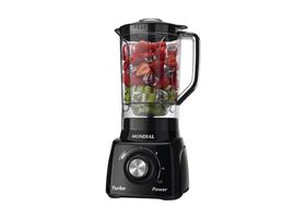 Liquidificador Mondial Turbo Power L-99 FB Preto com Filtro 3 Velocidades 110V