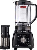 Liquidificador Mondial Turbo Power L-99 FB - Preto com Filtro 3 Velocidades