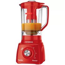 Liquidificador Mondial Turbo Power L-99FR - 550W - 2.2L - 220V - Vermelho