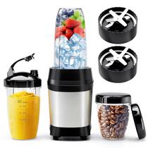 Liquidificador Nahida Smoothies 1200 W de trituração de gelo com 3 xícaras de 700 mL Liquidificador Nahida Smoothies 1200 W de trituração de gelo com 3 xícaras de 700 mL