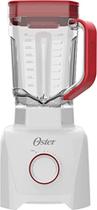 Liquidificador Oster OlIQ 605 12 Velocidades 1100W-Branco e Vermelho 127Volts