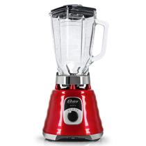 Liquidificador Osterizer Clássico Vermelho Oster 1,25 Litros Jarra de Vidro 127v