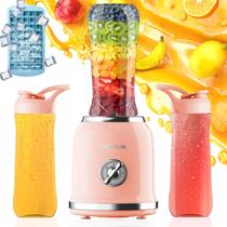Liquidificador pessoal DOWYLIK Retro Protein Smoothie Maker 600 ml