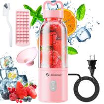 Liquidificador pessoal portátil HOMEXUP 500mL 175W (rosa)