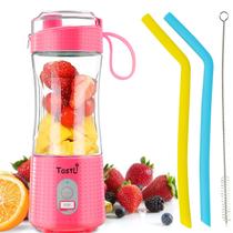 Liquidificador pessoal TastLi Portable Juice USB-C 380mL rosa Liquidificador pessoal TastLi Portable Juice USB-C 380mL rosa
