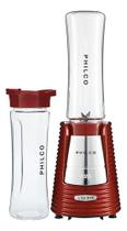Liquidificador Philco Blender Vermelho Fit Retrô 2 Copos 300w 127V