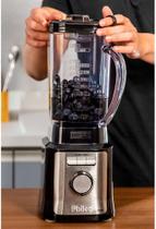 Liquidificador Philco Easy Smart Turbo PLQ1600P - com Filtro 12 Velocidades 1200W Preto