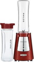 Liquidificador Philco Fit Retrô Blender 2 Copos Vermelho 300W 127V