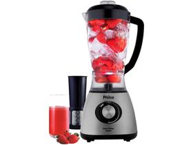 Liquidificador Philco Inox Filter 4 Velocidades - com Filtro 800W Liquidificador Philco Inox Filter 4 Velocidades - com Filtro 800W