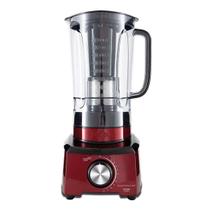 Liquidificador Philco PLQ1350 Inox Red Turbo 6 Lâminas Pro Maxx 3 Litros 1200W - Britania