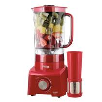 Liquidificador Philco Vermelho 1200W com Filtro