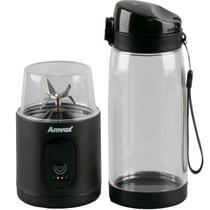 Liquidificador Portatil Amvox 220W ALQ 0108 IPX7 Black Bivolt