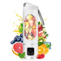 Liquidificador portátil com espremedor elétrico USB 500mL branco Liquidificador portátil com espremedor elétrico USB 500mL branco