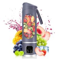 Liquidificador portátil com espremedor elétrico USB 500mL roxo Liquidificador portátil com espremedor elétrico USB 500mL roxo