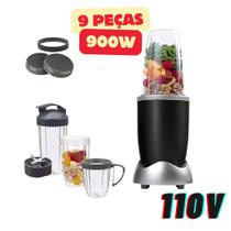 Liquidificador Portátil Personal Blender 900W Copo Squeeze Lâmina de Aço Inox Premium 110v ou 220v Liquidificador Portátil Personal Blender 900W Copo Squeeze Lâmina de Aço Inox Premium 110v ou 220v